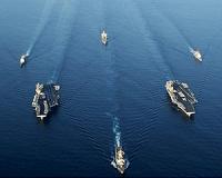 US sends naval strike group to Middle East in 'message' to Iran