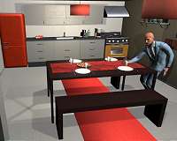 Activity simulator could eventually teach robots tasks like making coffee or setting the table
