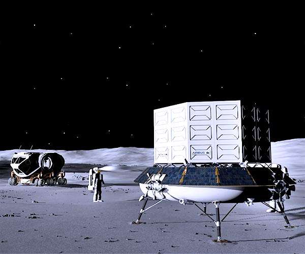 Airbus selected for ESA's Moon lander study