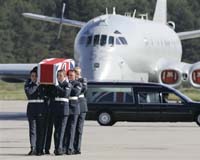 Tears in British town as Afghanistan dead come home