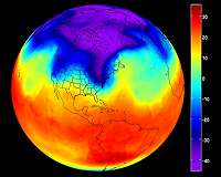 AIRS Captures Polar Vortex Moving in Over US