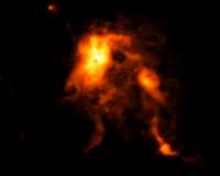 Protostar blazes bright, reshaping its stellar nursery