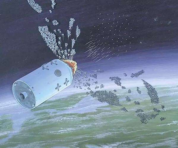 Chinese satellite launch rocket breaks into hundred of pieces in orbit