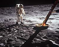 Walking on the moon: a singular, solitary experience