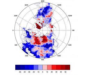 Arctic sea ice decline may be driving snowy winters seen in recent years