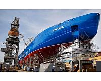 Russian nuclear-powered giant icebreaker completes test run