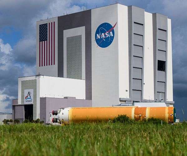 Artemis II Core Stage Delivered to Kennedy Space Center