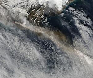 Aqua Satellite Captures Another Ash Plume From Iceland Volcano