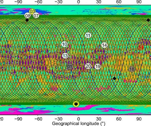 Saturn moon mission planning shifts to flower constellation theory