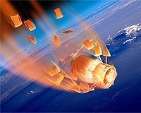 European freighter detaches from space station