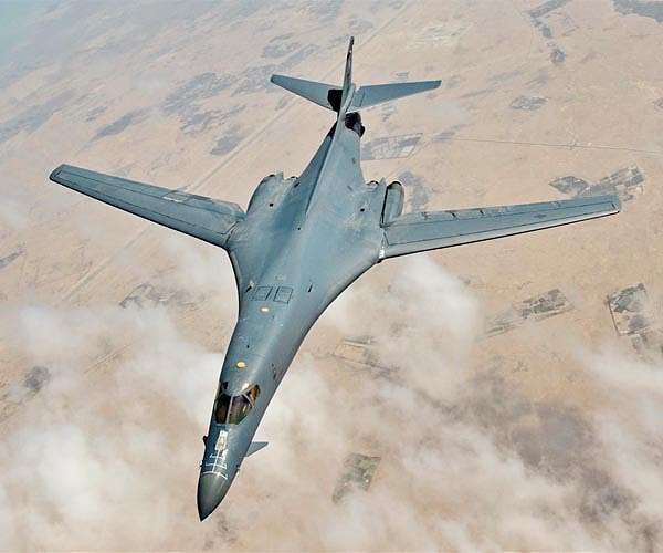 US B-1B bombers fly off coast of Venezuela: flight tracking data