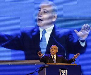 Netanyahu targets Iran in re-election bid
