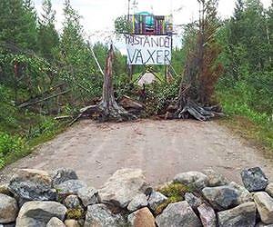 Indigenous protesters rally against Sweden iron mining plans