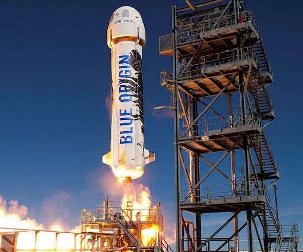 Daughter of first American astronaut launches on Blue Origin flight