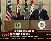 Bush shoe-thrower appears before Iraqi judge