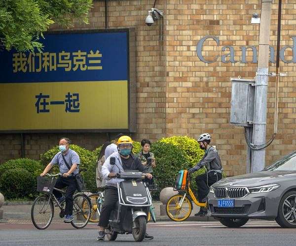 China asks Western embassies in Beijing to remove political signs: sources