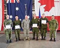 Canadian space operators certified, awarded space wings in CSpOC