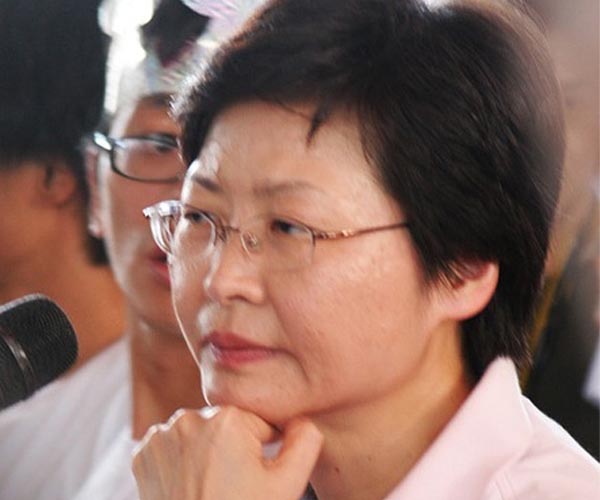 Hong Kong leader vows to restore political order in key speech