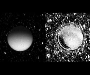 Cassini Halloween Treat: Titan Glows in the Dark