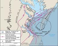 Largest impact crater in the US, buried for 35 million years