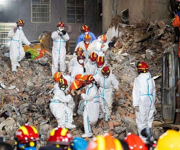 13 missing after south China railway construction site collapse