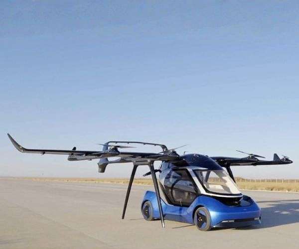 China space firm tests two seat flying car concept in Chongqing