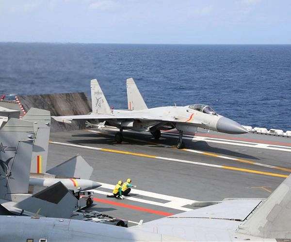 Taiwan detects 39 Chinese warplanes, carrier