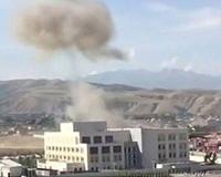 Kyrgyz men on horseback protest Chinese investment