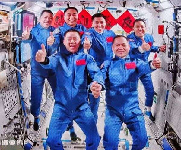 China sends youngest astronaut, mice to space station