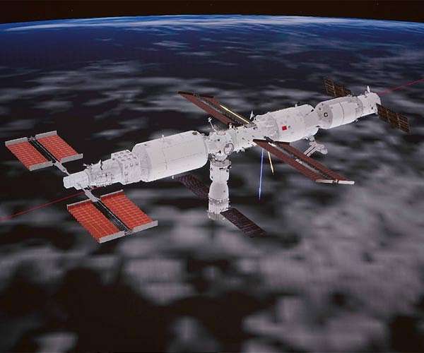 Device to detect orbital particles mounted outside China's space station