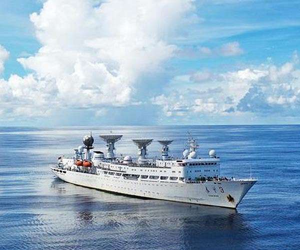 China's space tracking ship sails for monitoring missions