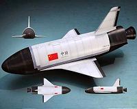 Upgraded space shuttle bus aboard new carrier rocket