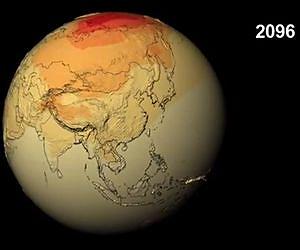 Rapid climate changes, but with a 120 year time lag
