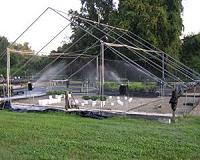 How container-grown plants capture sprinkler irrigation water