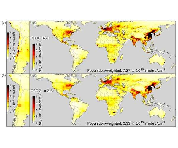 High-resolution atmospheric modeling gets a boost with next-gen GEOS-Chem software