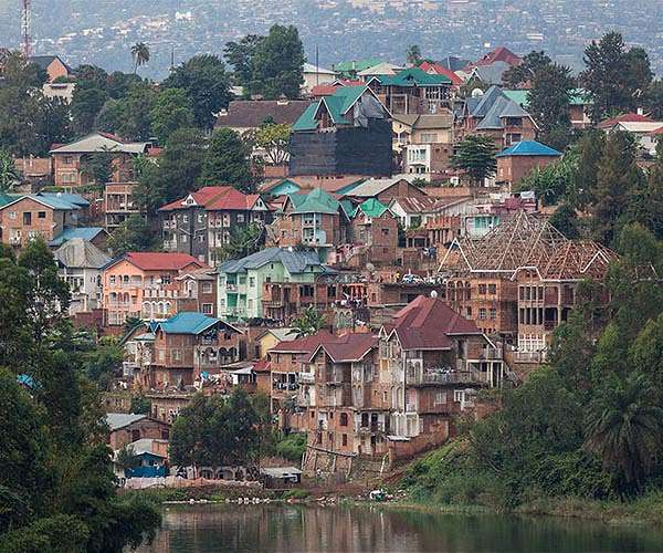 Scientists track tropical landslide creeping below an African city