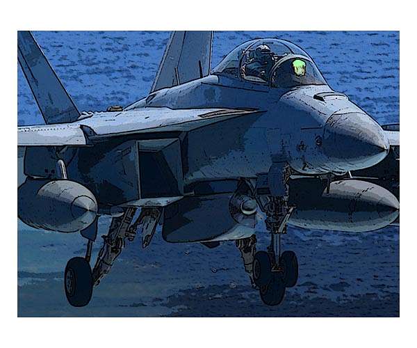Search continues for crew of crashed Navy fighter jet