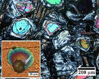 Newly discovered volcanic rock minerals offer insights into earth's evolution