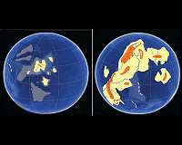 Land rising above the sea 2.4 billion years ago changed planet Earth