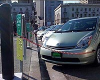 Electric car charging stations power-up in San Francisco