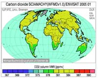First Greenhouse Gas Animations Produced Using Envisat SCIAMACHY Data