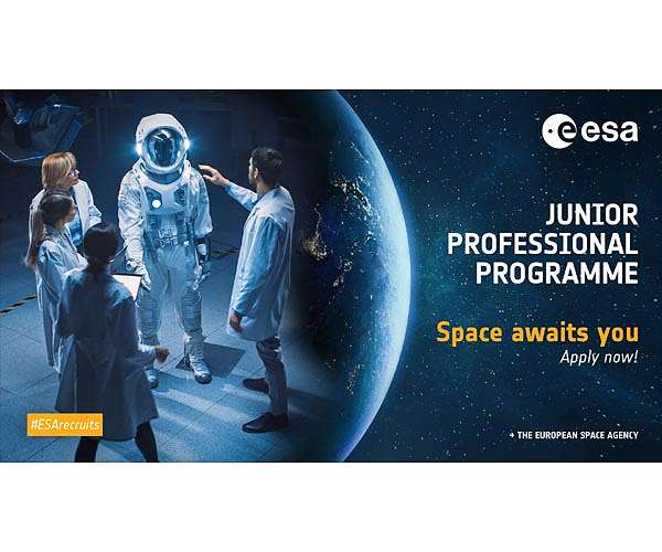 Apply now to the brand new ESA Junior Professional Programme!