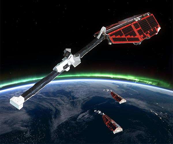 Energy from solar wind favours the north