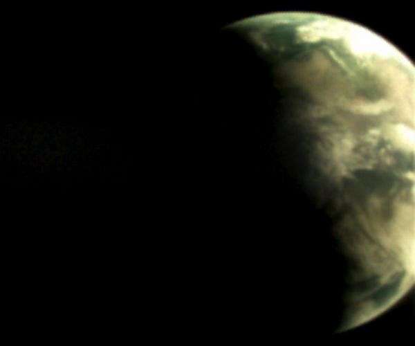 TRISAT-R CubeSat: A Glimpse of Earth through the Eye of a Coin-Sized Camera