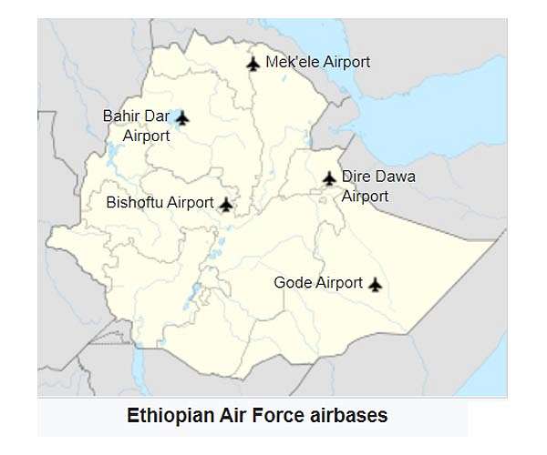 Ethiopia says air force downed plane carrying arms for TPLF