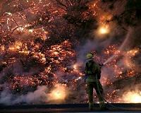 Monster fire slows as California homeowners pick up pieces