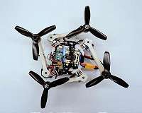 New foldable drone flies through narrow holes in rescue missions