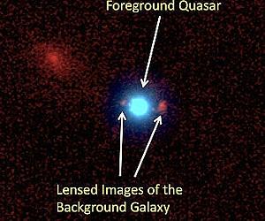 Astronomers Discover An Unusual Cosmic Lens