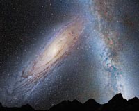 Cosmologists use photonics to search Andromeda for signs of alien life