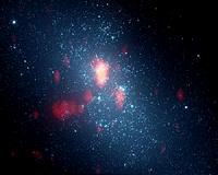 Million stars are forming in a mysterious dusty gas cloud